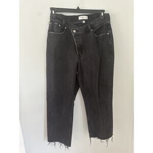 Abercrombie & Fitch Jeans Women 30/10 Curve Dad High Rise Black Denim Capsule